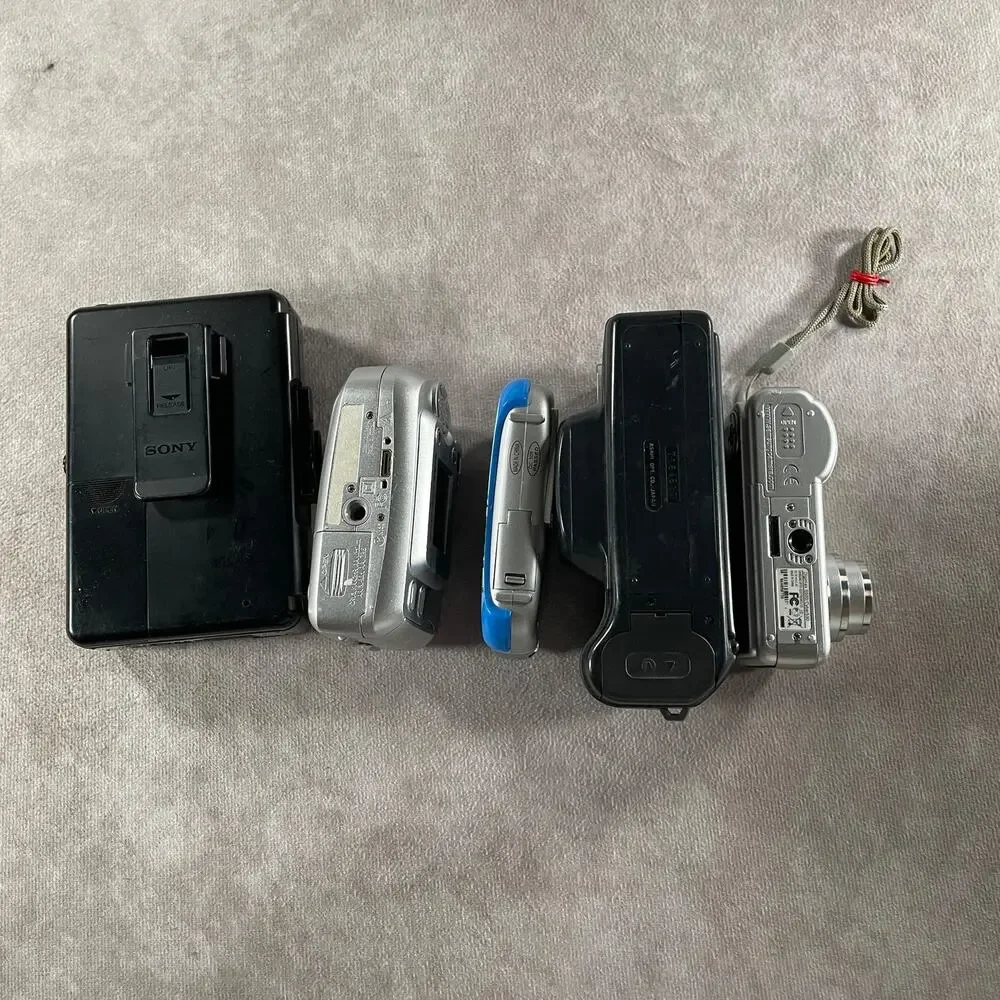 PARTS Sony Walkman WM-AF23 Pentax IQZoom Samsung Digimax Kodak Film Digital Lot